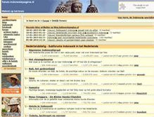 Tablet Screenshot of forum.indonesiepagina.nl